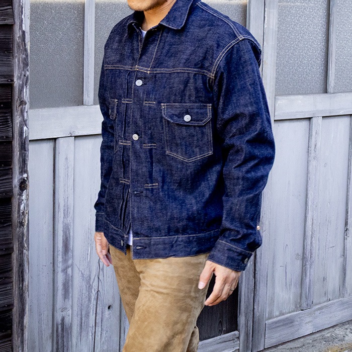YAMAMOTO CO.LTD. DENIM JACKET 2nd MODEL BLUE<br>�ڥ�ޥ�ȥ��ꥸ�ʥ�  �ǥ˥ॸ�㥱�å� 2nd��ǥ� �֥롼�ۥ�� �����奢�� ���ȥ꡼�� �Х��� �ġ���� �ս�ʪ �������� ���硼�Ⱦ� �ǥ˥� DENIM ��ޥ�ȥ��ꥸ�ʥ� ������� �֥롼 �ǥ����