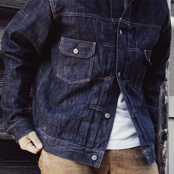 YAMAMOTO CO.LTD. DENIM JACKET 2nd MODEL BLUE<br>�ڥ�ޥ�ȥ��ꥸ�ʥ�  �ǥ˥ॸ�㥱�å� 2nd��ǥ� �֥롼�ۥ�� �����奢�� ���ȥ꡼�� �Х��� �ġ���� �ս�ʪ �������� ���硼�Ⱦ� �ǥ˥� DENIM ��ޥ�ȥ��ꥸ�ʥ� ������� �֥롼 �ǥ����