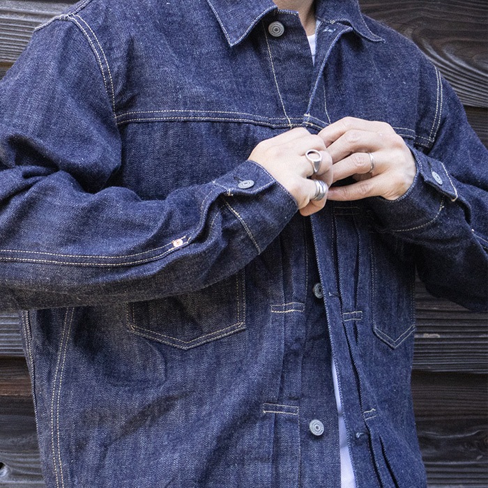 YAMAMOTO CO.LTD. DENIM JACKET 2nd MODEL BLUE<br>�ڥ�ޥ�ȥ��ꥸ�ʥ�  �ǥ˥ॸ�㥱�å� 2nd��ǥ� �֥롼�ۥ�� �����奢�� ���ȥ꡼�� �Х��� �ġ���� �ս�ʪ �������� ���硼�Ⱦ� �ǥ˥� DENIM ��ޥ�ȥ��ꥸ�ʥ� ������� �֥롼 �ǥ����