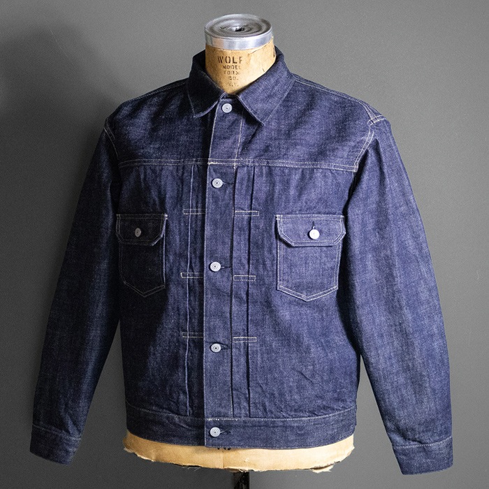 YAMAMOTO CO.LTD. DENIM JACKET 2nd MODEL BLUE<br>�ڥ�ޥ�ȥ��ꥸ�ʥ�  �ǥ˥ॸ�㥱�å� 2nd��ǥ� �֥롼�ۥ�� �����奢�� ���ȥ꡼�� �Х��� �ġ���� �ս�ʪ �������� ���硼�Ⱦ� �ǥ˥� DENIM ��ޥ�ȥ��ꥸ�ʥ� ������� �֥롼 �ǥ����