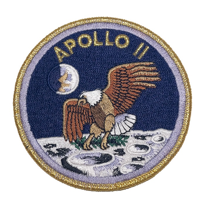 NASA PATCH  APOLLO 11<br>�ڥʥ� �ѥå� ���ݥ�11���<br> �ߥ꥿�꡼ �����ȥɥ� �����奢�� ���Х� �ɽ� ��åڥ� �ѥå��ѥͥ� �٥륯�� ���� ���� �����ץ�