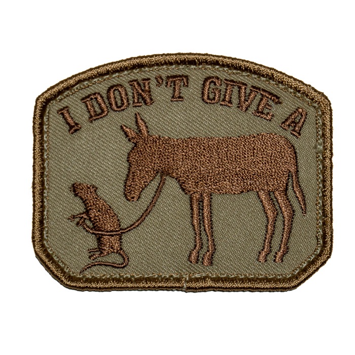 MSM Rat's Ass Patch<br>��MIL-SPEC MONKEY ��å� ���� �ѥå��ۥߥ꥿�꡼ ���Х��Х륲���� ��åڥ� �٥륯���դ�
