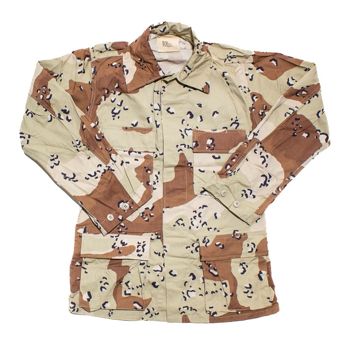 US CHOCOCHIP BDU SHIRT 6C DESERT<br>��� �ߥ꥿�꡼ ���Х� �����ȥɥ� �����奢�� �л� �Х��� �ġ���� �ȥåץ� �����ƥ����� �ե�åץݥ��å� ���åȥ� �ʥ����� ���祳���å� 6C �Ѵ����� ��ʪ������