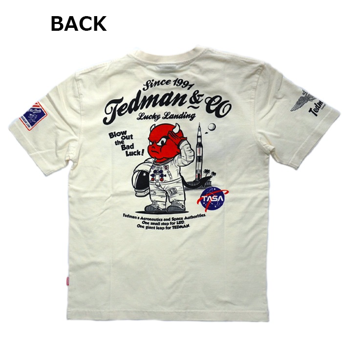 TEDMAN TDSS-568 NASA PRINT TEE<br>ڥƥåɥޥ ʥ ץ  Tġۥ ߥ꥿꡼ 奢 ȥɥ ȥ꡼ Х Ⱦµ ȥåץ ʡ åȥ NASA ʥ ȥ   å ǥӥ ץ