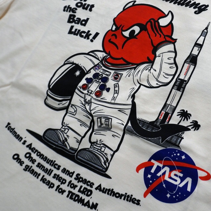 TEDMAN TDSS-568 NASA PRINT TEE<br>ڥƥåɥޥ ʥ ץ  Tġۥ ߥ꥿꡼ 奢 ȥɥ ȥ꡼ Х Ⱦµ ȥåץ ʡ åȥ NASA ʥ ȥ   å ǥӥ ץ