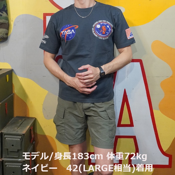 TEDMAN TDSS-568 NASA PRINT TEE<br>ڥƥåɥޥ ʥ ץ  Tġۥ ߥ꥿꡼ 奢 ȥɥ ȥ꡼ Х Ⱦµ ȥåץ ʡ åȥ NASA ʥ ȥ   å ǥӥ ץ