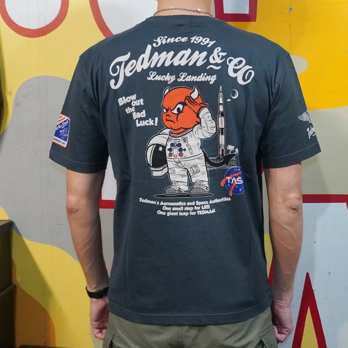 TEDMAN TDSS-568 NASA PRINT TEE<br>ڥƥåɥޥ ʥ ץ  Tġۥ ߥ꥿꡼ 奢 ȥɥ ȥ꡼ Х Ⱦµ ȥåץ ʡ åȥ NASA ʥ ȥ   å ǥӥ ץ