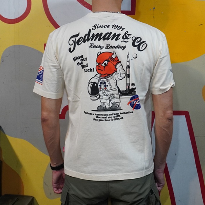 TEDMAN TDSS-568 NASA PRINT TEE<br>ڥƥåɥޥ ʥ ץ  Tġۥ ߥ꥿꡼ 奢 ȥɥ ȥ꡼ Х Ⱦµ ȥåץ ʡ åȥ NASA ʥ ȥ   å ǥӥ ץ