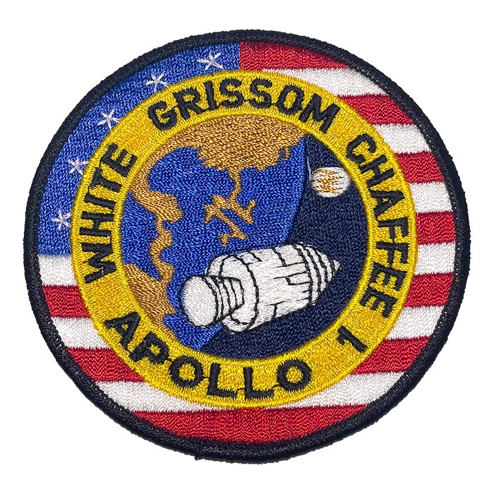 NASA PATCH  APOLLO 1<br>�ڥʥ� �ѥå� ���ݥ�1���<br> �ߥ꥿�꡼ �����ȥɥ� �����奢�� ���Х� �ɽ� ��åڥ� �ѥå��ѥͥ� �٥륯�� ���� ���� �����ץ�