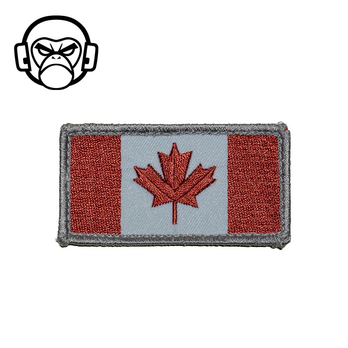 MSM Canadian Flag Patch<br>MIL-SPEC MONKEY ʥǥ ѥåۥߥ꥿꡼ ХХ륲 åڥ ٥륯դ