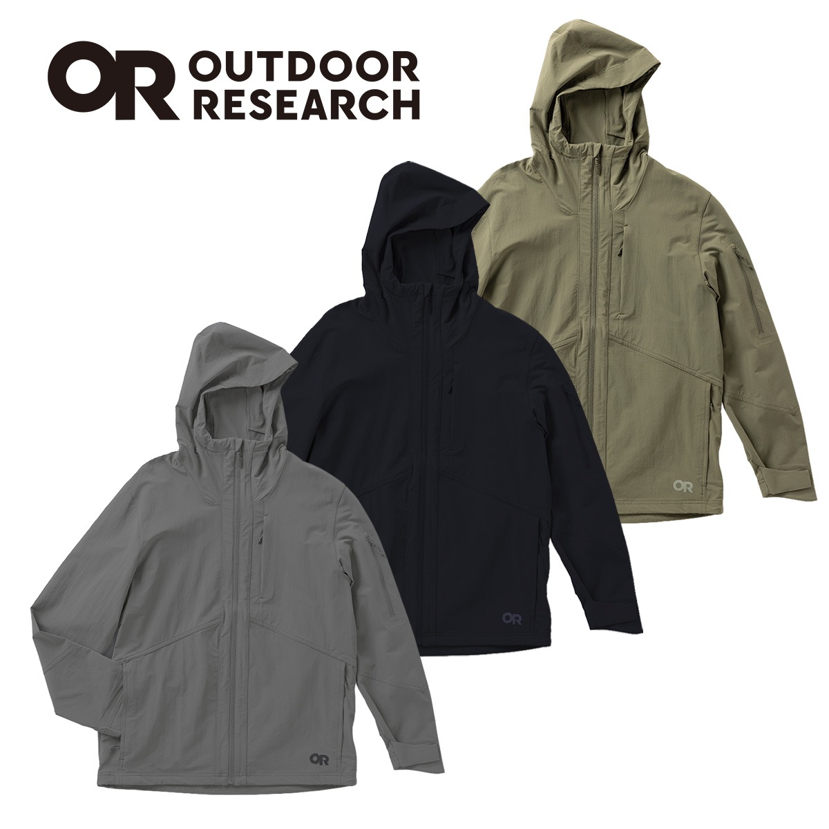 OUTDOOR RESEARCH #322662 Solstice Softshell Jacket<br>�ڥ����ȥɥ��ꥵ���� ���륹�ƥ��� ���եȥ����� ���㥱�åȡۥߥ꥿�꡼ �����ȥɥ�  �������� ���� ���Х���