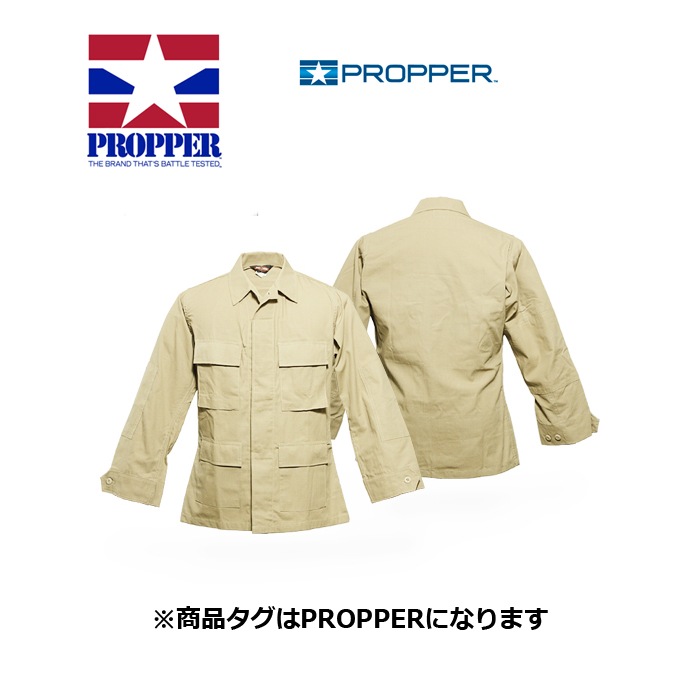 PROPPER RIP-STOP BDU���㥱�å� ������<br>�ڥץ��åѡ� ��åץ��ȥå� Jacket khaki�ۥ�� �ߥ꥿�꡼ ���Х� �����ȥɥ� �����奢�� �л� �Х��� �ġ���� �ȥåץ� �������� Ĺµ ���åȥ� �ʥ����� ��Ʈ�� propper PROPPER �ץ��ѡ� �ץ��åѡ�