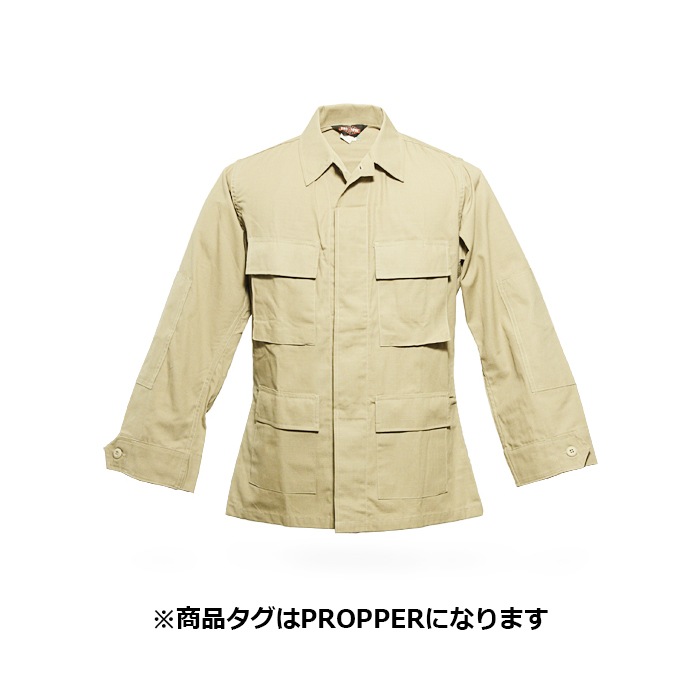 PROPPER RIP-STOP BDU���㥱�å� ������<br>�ڥץ��åѡ� ��åץ��ȥå� Jacket khaki�ۥ�� �ߥ꥿�꡼ ���Х� �����ȥɥ� �����奢�� �л� �Х��� �ġ���� �ȥåץ� �������� Ĺµ ���åȥ� �ʥ����� ��Ʈ�� propper PROPPER �ץ��ѡ� �ץ��åѡ�