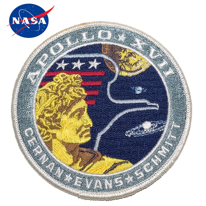 NASA PATCH  APOLLO 17<br>ڥʥ ѥå ݥ17<br> ߥ꥿꡼ ȥɥ 奢 Х ɽ åڥ ѥåѥͥ ٥륯   ץ