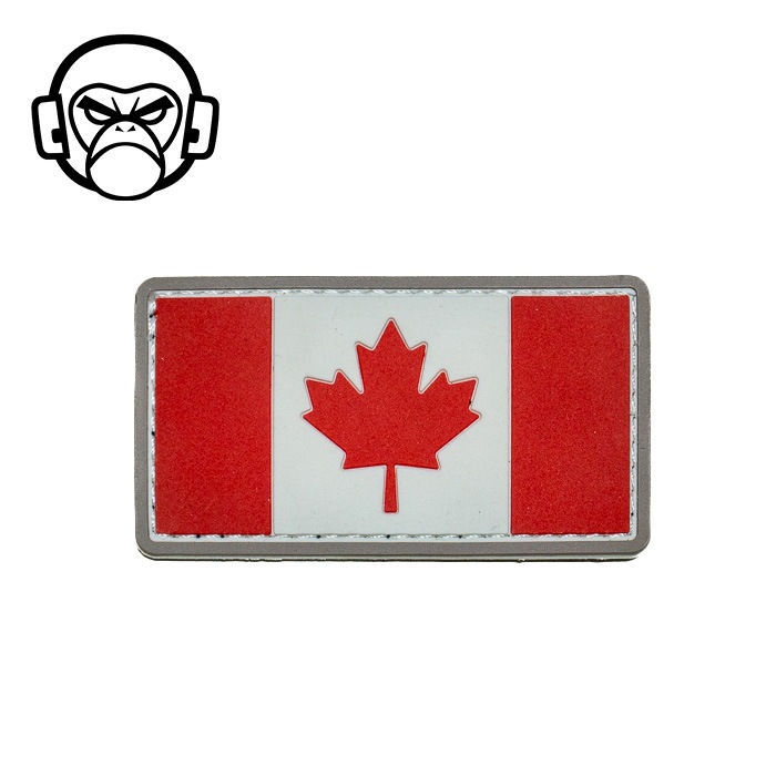 MSM Canadian Flag PVC Patch<br>MIL-SPEC MONKEY ʥǥ PVC ѥåۥߥ꥿꡼ ХХ륲 åڥ ٥륯դ