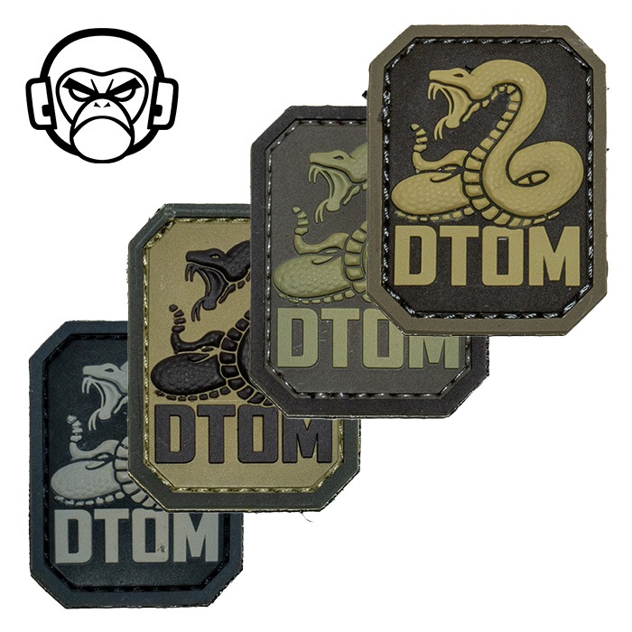 MSM DTOM PVC Patch<br>MIL-SPEC MONKEY DTOM PVC ѥåۥߥ꥿꡼ ХХ륲 åڥ ٥륯դ