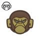 MSM Monkey Head PVC Morale Patch<br>MIL-SPEC MONKEY 󥭡إå PVC 顼 ѥåۥߥ꥿꡼ ХХ륲 åڥ ٥륯դ
