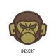 MSM Monkey Head PVC Morale Patch<br>MIL-SPEC MONKEY 󥭡إå PVC 顼 ѥåۥߥ꥿꡼ ХХ륲 åڥ ٥륯դ