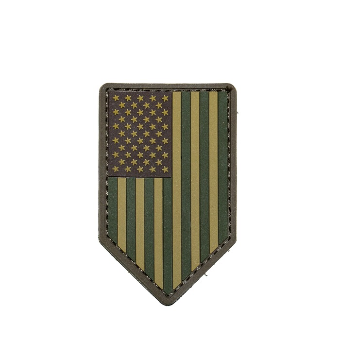 MSM US Flag Vertical Shield PVC Morale Patch<br>MIL-SPEC MONKEY    PVC 顼 ѥåۥߥ꥿꡼ ХХ륲 åڥ ٥륯դ