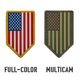 MSM US Flag Vertical Shield PVC Morale Patch<br>MIL-SPEC MONKEY    PVC 顼 ѥåۥߥ꥿꡼ ХХ륲 åڥ ٥륯դ