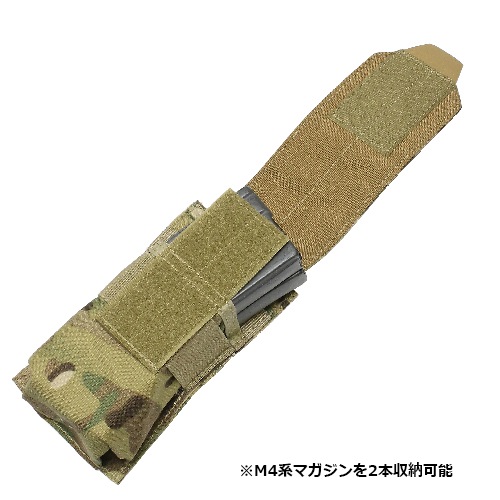 CONDOR ���󥰥� M4 �ޥ��ݡ��� <br>�ڥ���ɥ� SINGLE M4 MAG POUCH�ۥ�� �ߥ꥿�꡼ ���Х��Х륲���� �����ǥ��ʥ�����