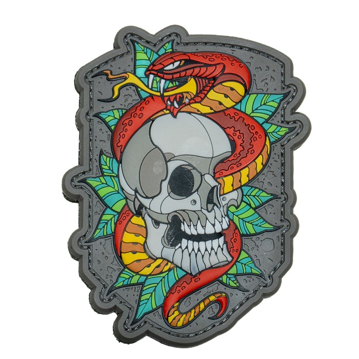 MSM Skull Snake 2 Morale Patch<br>��MIL-SPEC MONKEY ������ ���͡��� 2 ��顼�� �ѥå��ۥߥ꥿�꡼ ���Х��Х륲���� ��åڥ� �٥륯���դ�