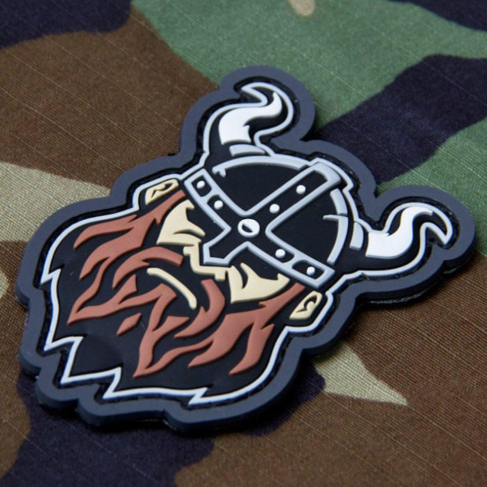 MSM ���������� ������㡼 �إå� 1 PVC PATCH<br>��MIL-SPEC MONKEY Viking Warrior Head 1�� �ߥ륹�ڥå���󥭡� �ߥ꥿�꡼ �����ȥɥ� �����奢�� ���Х� �Х��� �ġ���� ��������� ��åڥ� �ѥå��ѥͥ� �٥륯�� ��± �Х����� �Ѥ��� ���� ���� ������