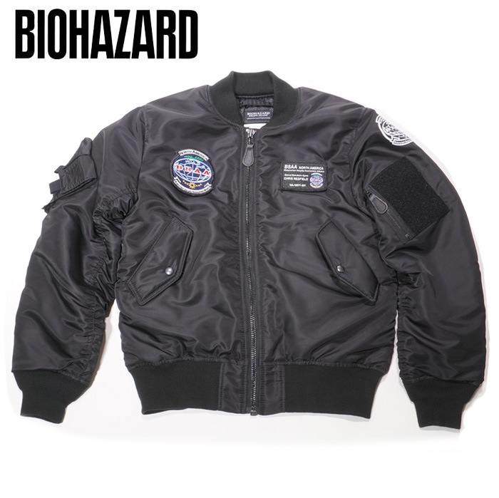 BIOHAZARD DEATH ISLAND BSAA  MA-1<br>�ڥХ����ϥ����� BSAA MA-1��CAPCOM ���ץ��� ������ �������� ��� �ߥ꥿�꡼ �����奢�� �����ȥɥ� RPD ���������� ���ꥹ ��åɥե������ �������� ��ʪ����