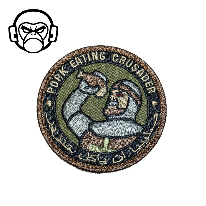 MSM Pork Eating Crusader Patch<br>��Mil-Spec Monkey �ݡ��� �����ƥ��� ���륻������ �ѥå��ۥ�� ��ǥ����� �ߥ꥿�꡼ �����ȥɥ� �����奢�� ���Х� �ѥå��ѥͥ� �Х��� �ġ���� ���ݡ��� ���塼�ƥ��� �������� ���������꡼ ���� ���� �����ץ� �ɽ� ��åڥ� �٥륯��