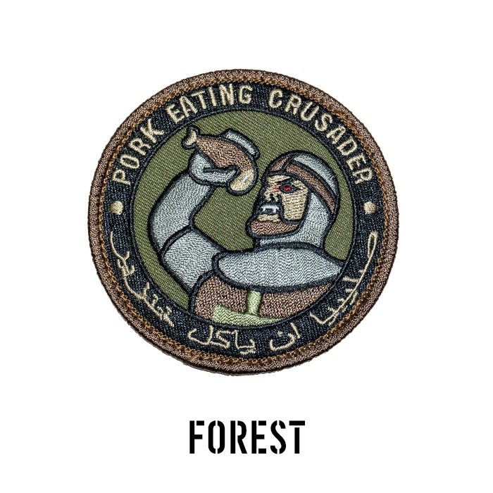 MSM Pork Eating Crusader Patch<br>��Mil-Spec Monkey �ݡ��� �����ƥ��� ���륻������ �ѥå��ۥ�� ��ǥ����� �ߥ꥿�꡼ �����ȥɥ� �����奢�� ���Х� �ѥå��ѥͥ� �Х��� �ġ���� ���ݡ��� ���塼�ƥ��� �������� ���������꡼ ���� ���� �����ץ� �ɽ� ��åڥ� �٥륯��