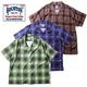 HOUSTON 41285 OMBRE CHECK S/S SHIRT<br>�ڥҥ塼���ȥ� ����֥졼�����å�Ⱦµ����ġۥ�� ��ǥ����� �ߥ꥿�꡼ �����ȥɥ� �����奢�� �����å������ ����֥쥷��� ������ �ǥ��꡼�桼�� ���ʻȤ� Ⱦµ �ץ��ȥ���� �����������å�