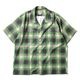 HOUSTON 41285 OMBRE CHECK S/S SHIRT<br>�ڥҥ塼���ȥ� ����֥졼�����å�Ⱦµ����ġۥ�� ��ǥ����� �ߥ꥿�꡼ �����ȥɥ� �����奢�� �����å������ ����֥쥷��� ������ �ǥ��꡼�桼�� ���ʻȤ� Ⱦµ �ץ��ȥ���� �����������å�