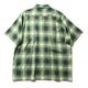 HOUSTON 41285 OMBRE CHECK S/S SHIRT<br>�ڥҥ塼���ȥ� ����֥졼�����å�Ⱦµ����ġۥ�� ��ǥ����� �ߥ꥿�꡼ �����ȥɥ� �����奢�� �����å������ ����֥쥷��� ������ �ǥ��꡼�桼�� ���ʻȤ� Ⱦµ �ץ��ȥ���� �����������å�