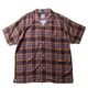HOUSTON 41285 OMBRE CHECK S/S SHIRT<br>�ڥҥ塼���ȥ� ����֥졼�����å�Ⱦµ����ġۥ�� ��ǥ����� �ߥ꥿�꡼ �����ȥɥ� �����奢�� �����å������ ����֥쥷��� ������ �ǥ��꡼�桼�� ���ʻȤ� Ⱦµ �ץ��ȥ���� �����������å�