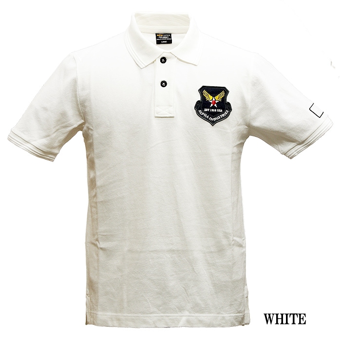ALPHA TC1354 ��åڥ� �ݥ������<br>�ڥ���ե� wappen polo shirts�� ��� �ߥ꥿�꡼ �����ȥɥ� �����奢�� ���ȥ꡼�� �Х��� �ġ���� ��������� �ȥåץ� ����ʡ� ���åȥ� �ѥå� ���� �����ե����� ������ Ⱦµ ���λ� OUTLET