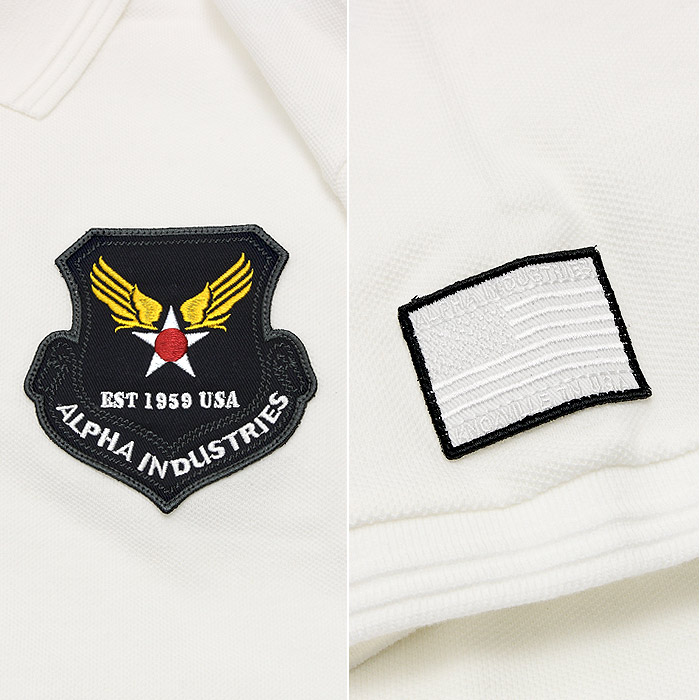 ALPHA TC1354 ��åڥ� �ݥ������<br>�ڥ���ե� wappen polo shirts�� ��� �ߥ꥿�꡼ �����ȥɥ� �����奢�� ���ȥ꡼�� �Х��� �ġ���� ��������� �ȥåץ� ����ʡ� ���åȥ� �ѥå� ���� �����ե����� ������ Ⱦµ ���λ� OUTLET