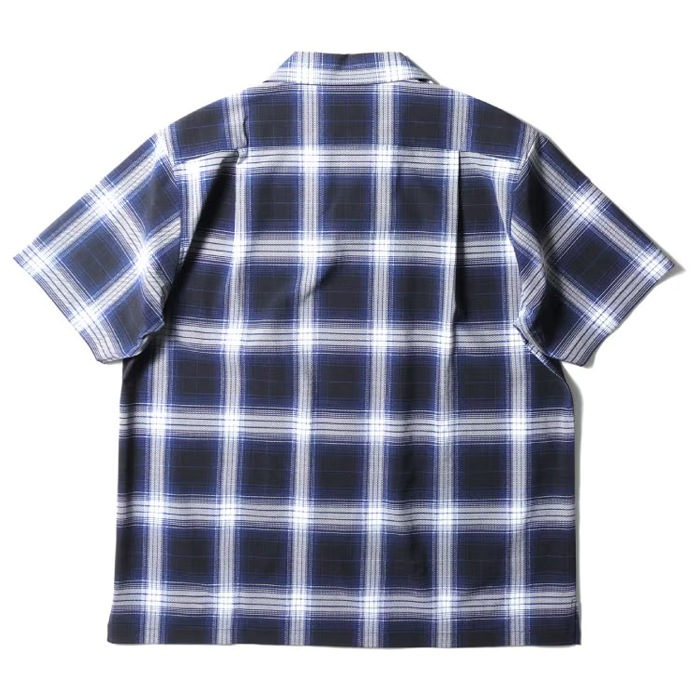 HOUSTON 41314 VENT NYLON RIP OPEN COLLAR SHIRT(OMBRE CHECK)<br>�ڥҥ塼���ȥ� ������ȥʥ������åץ����ץ󥫥顼Ⱦµ����ġۥ�� ��ǥ����� �ߥ꥿�꡼ �����ȥɥ� �����奢�� �����å������ ����֥쥷��� ������ �ǥ��꡼�桼�� ���ʻȤ� Ⱦµ �����������å�
