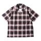 HOUSTON 41314 VENT NYLON RIP OPEN COLLAR SHIRT(OMBRE CHECK)<br>�ڥҥ塼���ȥ� ������ȥʥ������åץ����ץ󥫥顼Ⱦµ����ġۥ�� ��ǥ����� �ߥ꥿�꡼ �����ȥɥ� �����奢�� �����å������ ����֥쥷��� ������ �ǥ��꡼�桼�� ���ʻȤ� Ⱦµ �����������å�