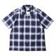 HOUSTON 41314 VENT NYLON RIP OPEN COLLAR SHIRT(OMBRE CHECK)<br>�ڥҥ塼���ȥ� ������ȥʥ������åץ����ץ󥫥顼Ⱦµ����ġۥ�� ��ǥ����� �ߥ꥿�꡼ �����ȥɥ� �����奢�� �����å������ ����֥쥷��� ������ �ǥ��꡼�桼�� ���ʻȤ� Ⱦµ �����������å�