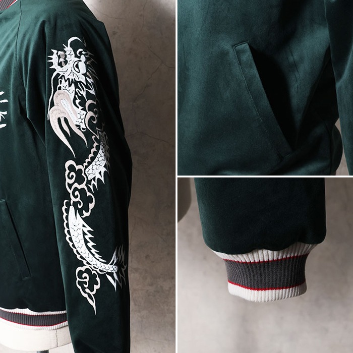 HOUSTON 51618 VELVETEEN SOUVENIR JACKET (MAP) <br>�ڥҥ塼���ȥ� ���������٥˥����㥱�å� �ޥå����ۥ�� �����奢�� �����ߡ� �����٥˥� ���� �����Ͽ� �� �� ζ