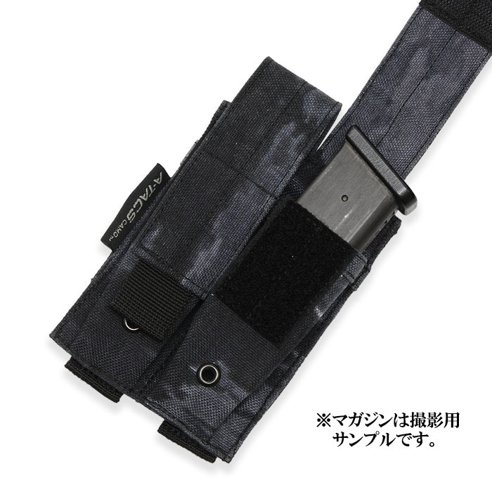 TP ���֥� �ԥ��ȥ�MAG�ݡ���/A-TACS LE-X<br>��tactical performance Double Pistol MAG Pouch�ۥ�� �ߥ꥿�꡼ ���Х� �����ȥɥ� �Х��� �ġ���� ��������� �ʥ����� �٥륯�� MOLLE OUTLET
