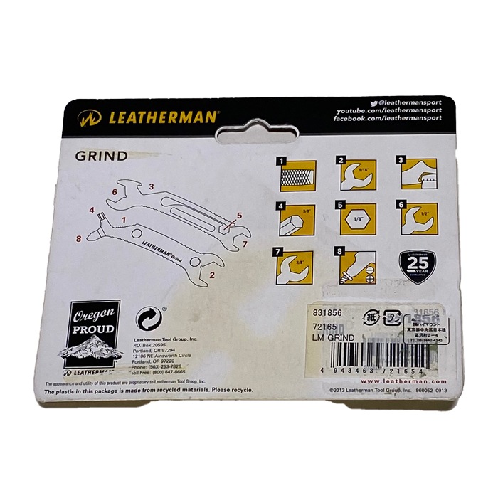 LEATHERMAN GRIND �ڥ쥶���ޥ� ���饤��ɡۥġ��� TOOL ���� �ޥ���ġ��� �������ȥܡ��� ���塼�˥� �ɥ饤�С� ���� ���饤��ɥݥ��åȥġ���