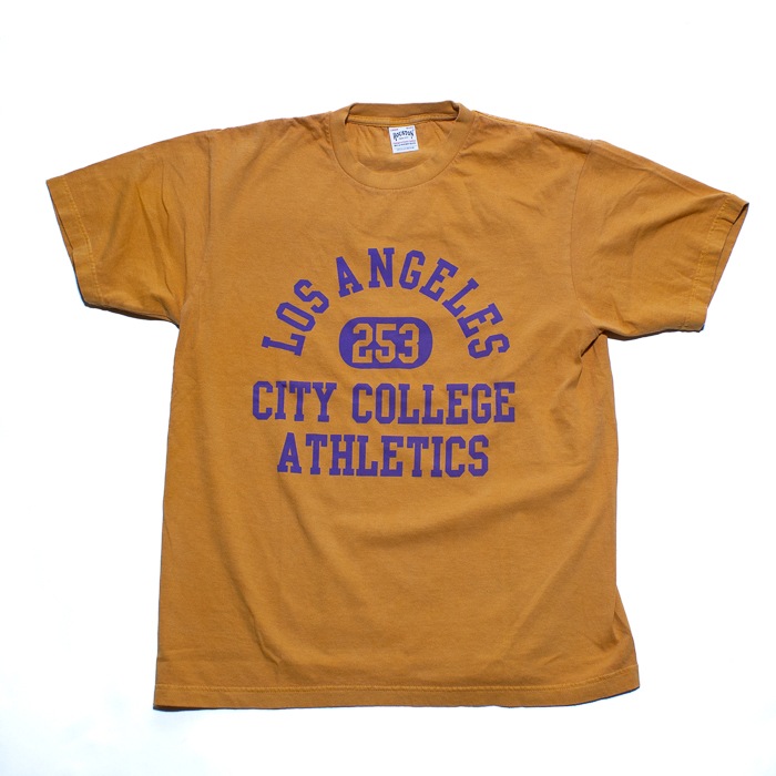 HOUSTON 22307 PIGMENT PRINT S/S TEE<br>�ڥҥ塼���ȥ� 22307 �ԥ����� Ⱦµ�ԥ���ġ�<br>��� ��ǥ����� �ߥ꥿�꡼ �����ȥɥ� �����奢�� T����� LOS ANGELES �ԥ����� 5.6���� ���åȥ�100�� ������ơ����ù�