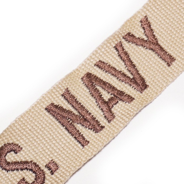 NAVY NAME TAPE BDU�� TAN<br>�ڻɽ��͡���ơ��� ����ꥫ�����ѡۥߥ꥿�꡼ ���Х��Х륲���� ���Х� �����ȥɥ� BDU ��Ʈ�� ���� ��ʼ�� ���� �͡���ơ���  �º� �����ץ� NAVY USMC 