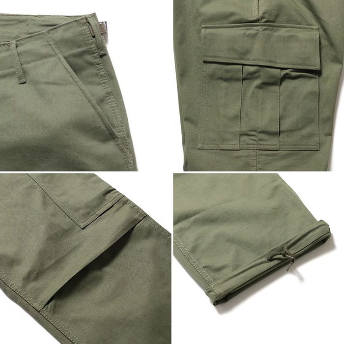 HOUSTON 10174 U.S.COTTON BDU PANTS�ڥҥ塼���ȥ� US ���åȥ� BDU�ѥ�ġ� ��� �����奢�� ���ȥ꡼�� �����Х� �Х��� �ġ���� 6�ݥ��å� �������ѥ�� ������� ������� �ҥ塼���ȥ� houston 10158 USA���åȥ�