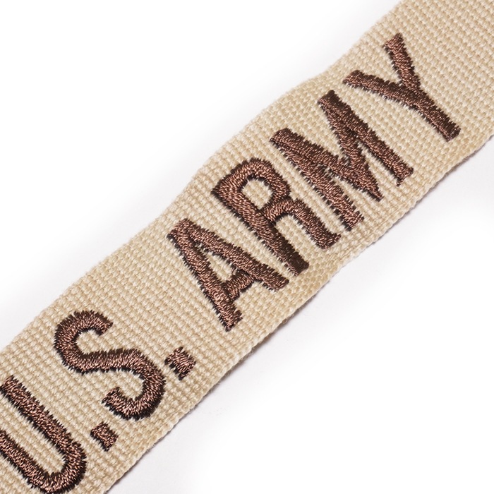 ARMY NAME TAPE BDU�� TAN<br>�ڻɽ��͡���ơ��� ����ꥫΦ���ѡۥߥ꥿�꡼ ���Х��Х륲���� ���Х� �����ȥɥ� BDU ��Ʈ�� Φ�� ���� �͡���ơ���  �º� �����ץ� ARMY 3C