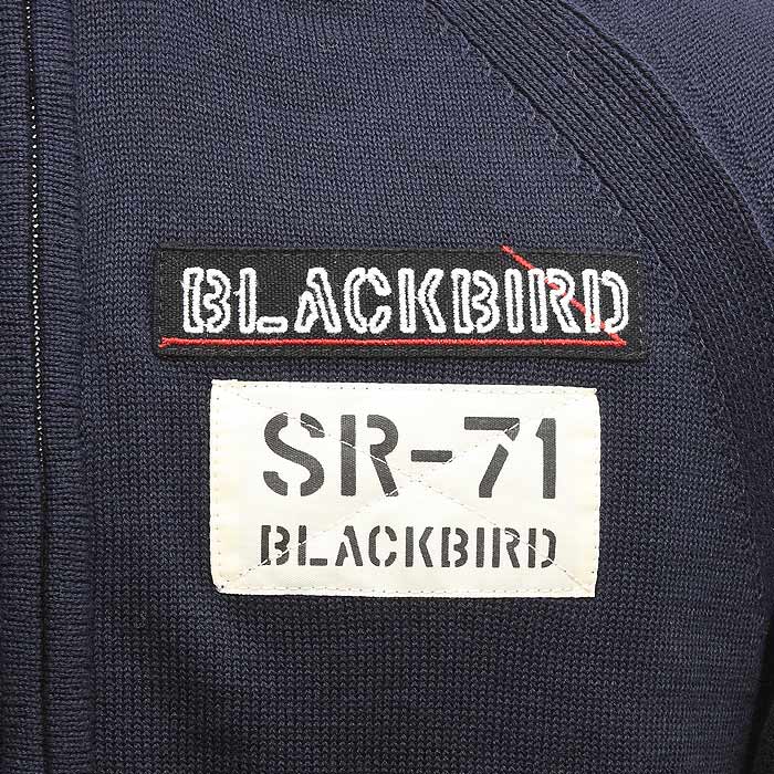 AVIREX 6104014 ֥åС åץåץ˥å<br>ڥӥå Blackbird ZipUP Knitۥ ߥ꥿꡼ 奢 Х ġ  Ť Ⱦµ  ʡ ȥåץ Х åѡ ѥå åɥޡ SR-71 OUTLET SALE