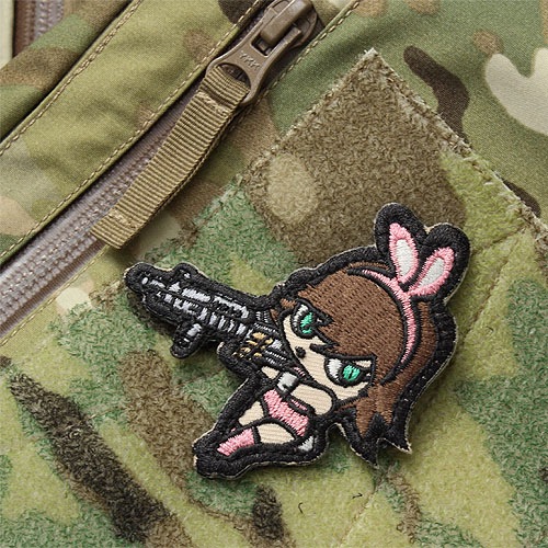 MSM BUNNY GIRL PATCH<br>��MIL SPEC MONKEY �ߥ륹�ڥå���󥭡� Bunny Girl Patch�ۥ�� ��ǥ����� �ߥ꥿�꡼ �����ȥɥ� �����奢�� ���Х� �ѥå��ѥͥ� �Х��� �ġ���� ���ݡ��� ���塼�ƥ��� �������� ���������꡼ ���� ���� �����ץ� ��åڥ� �٥륯��