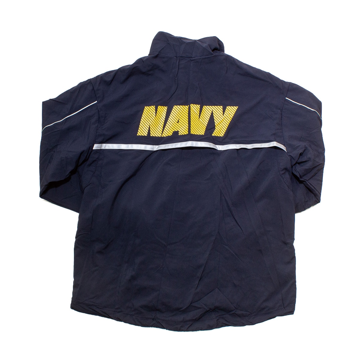 �ڼ�ʪ�����ʡ�GI US NAVY PHYSICAL FITNESS JACKET��DEAD STOCK��<br>���Ƴ��� �ե�������ե��åȥͥ� ���㥱�åȡ�<br>��� �ߥ꥿�꡼ �����ȥɥ� ���Х��Х륲���� ���Х� �ǥåɥ��ȥå� NAVY �ȥ졼�˥� �������� ���˥� �ե��åȥͥ�