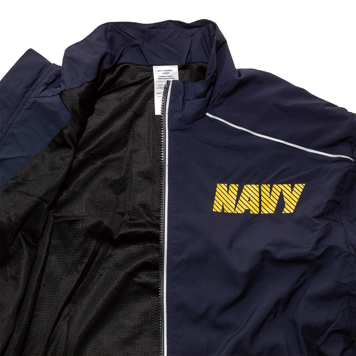 �ڼ�ʪ�����ʡ�GI US NAVY PHYSICAL FITNESS JACKET��DEAD STOCK��<br>���Ƴ��� �ե�������ե��åȥͥ� ���㥱�åȡ�<br>��� �ߥ꥿�꡼ �����ȥɥ� ���Х��Х륲���� ���Х� �ǥåɥ��ȥå� NAVY �ȥ졼�˥� �������� ���˥� �ե��åȥͥ�